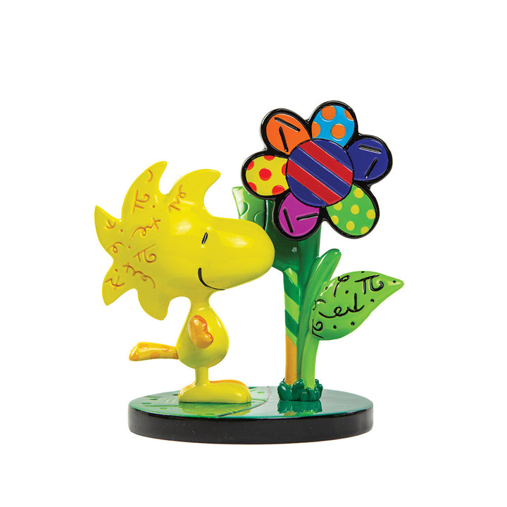 Peanuts Snoopy Woodstock with Flower Sammelfigur Britto 6019030 Enesco
