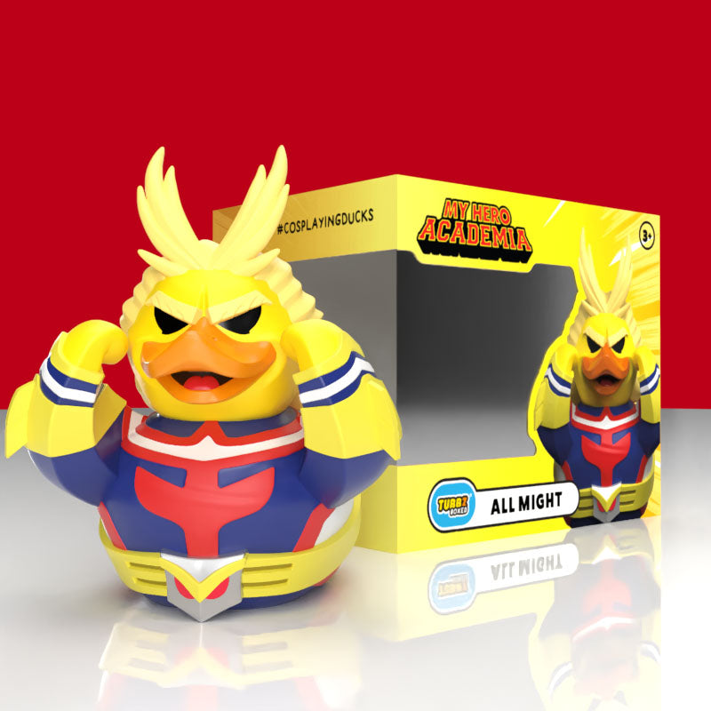 My Hero Academia All Might Cosplay Anime Manga Ente Badeente Sammelfigur TUBBZ