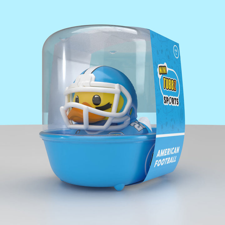 Mini American Football Sport Ente Badeente Sammelfigur TUBBZ