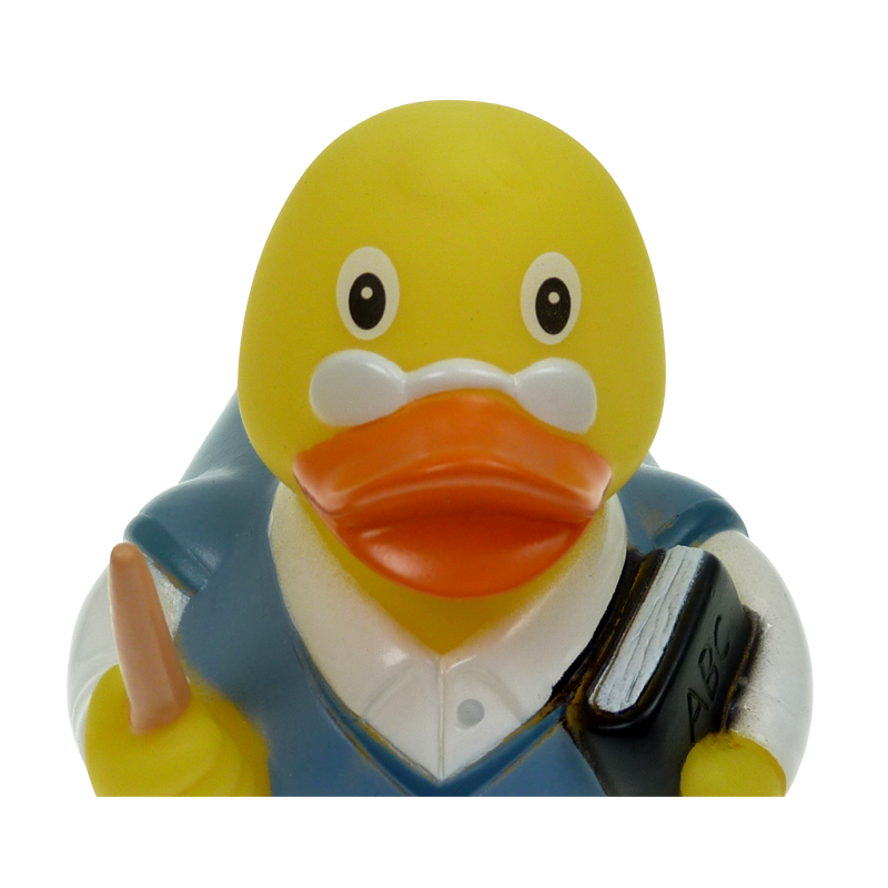 Lehrer Schule Ente Badeente Quietscheente Factotum – Entengalerie