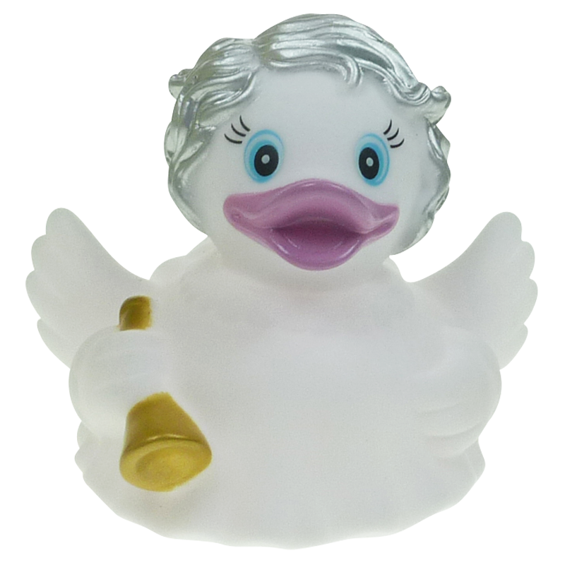 Pinky Badeente Von LiLaLu – 8,5 Cm Groß Inkl. Schlüsselanhänger