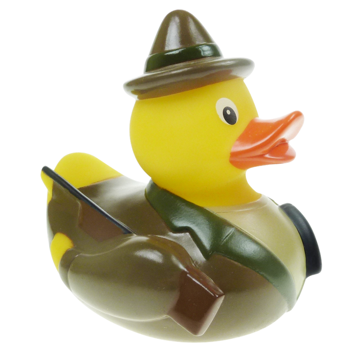 Jäger Jagd Ente Badeente Quietscheente Factotum