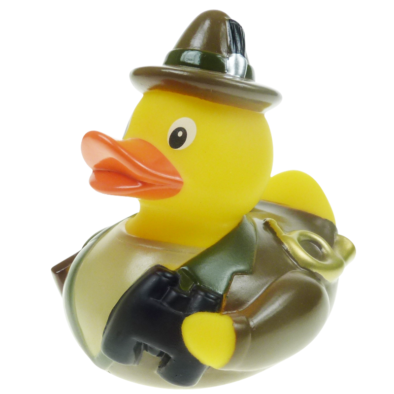 Jäger Jagd Ente Badeente Quietscheente Factotum