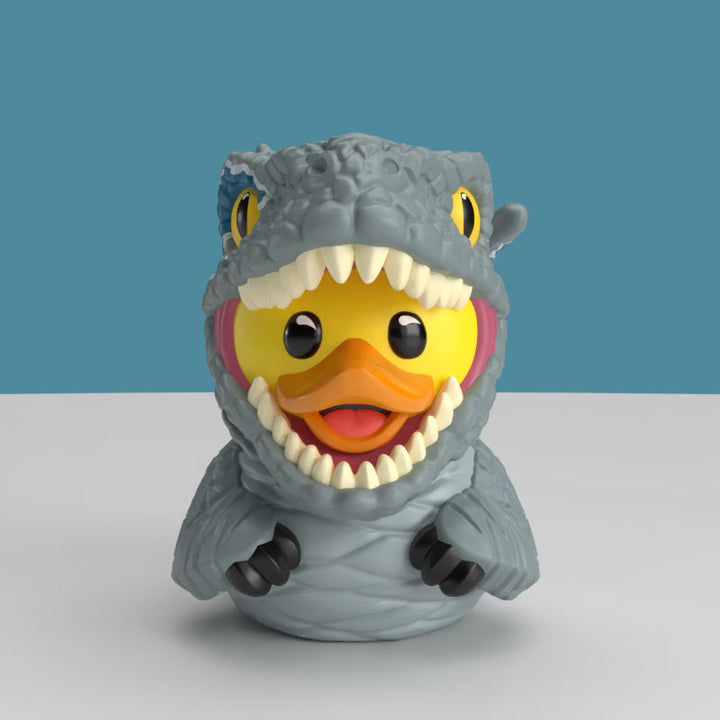 Mini Jurassic Park World Beta Velociraptor Badeente Sammelfigur TUBBZ