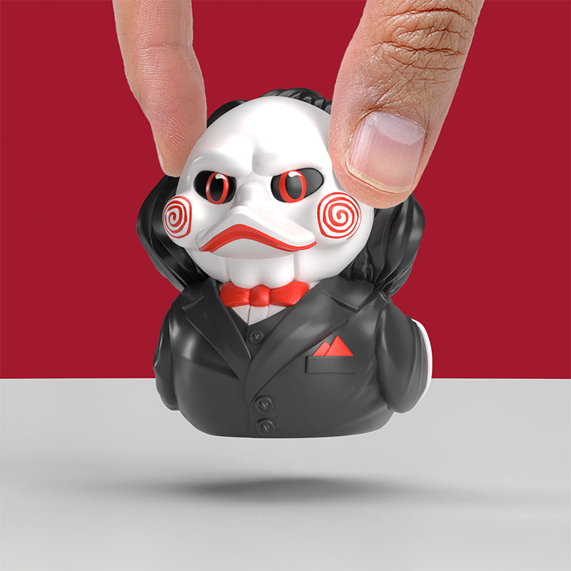 Mini Saw Billy die Puppe Horror Ente Badeente Sammelfigur TUBBZ