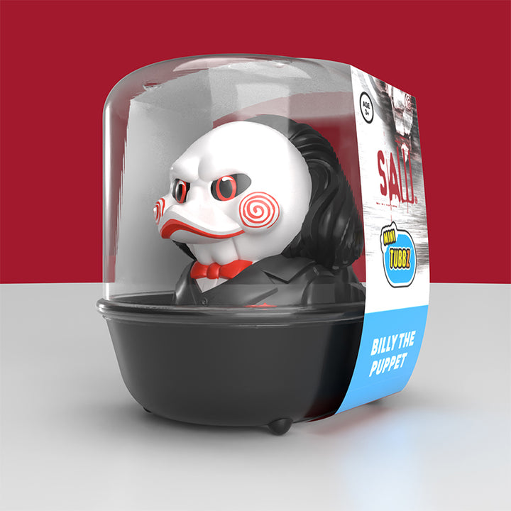Mini Saw Billy die Puppe Horror Ente Badeente Sammelfigur TUBBZ Box
