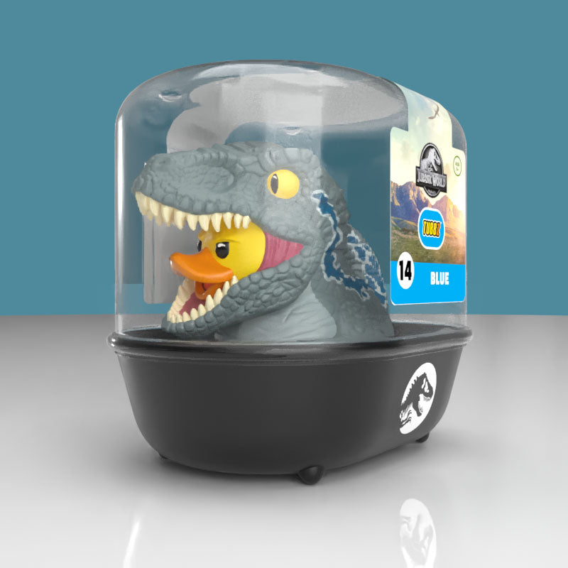 Jurassic World Blue Ente Badeente Sammelfigur TUBBZ Badewannen Box