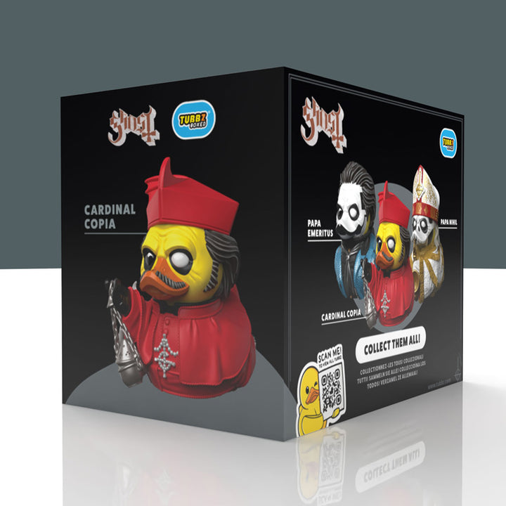 Ghost Cardinal Copia Ente Badeente Sammelfigur TUBBZ Präsentationsbox