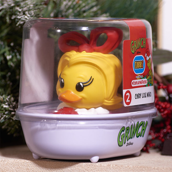 Dr. Seuss Cindy Lou Who Grinch Weihnachten Badeente Sammlerstück TUBBZ