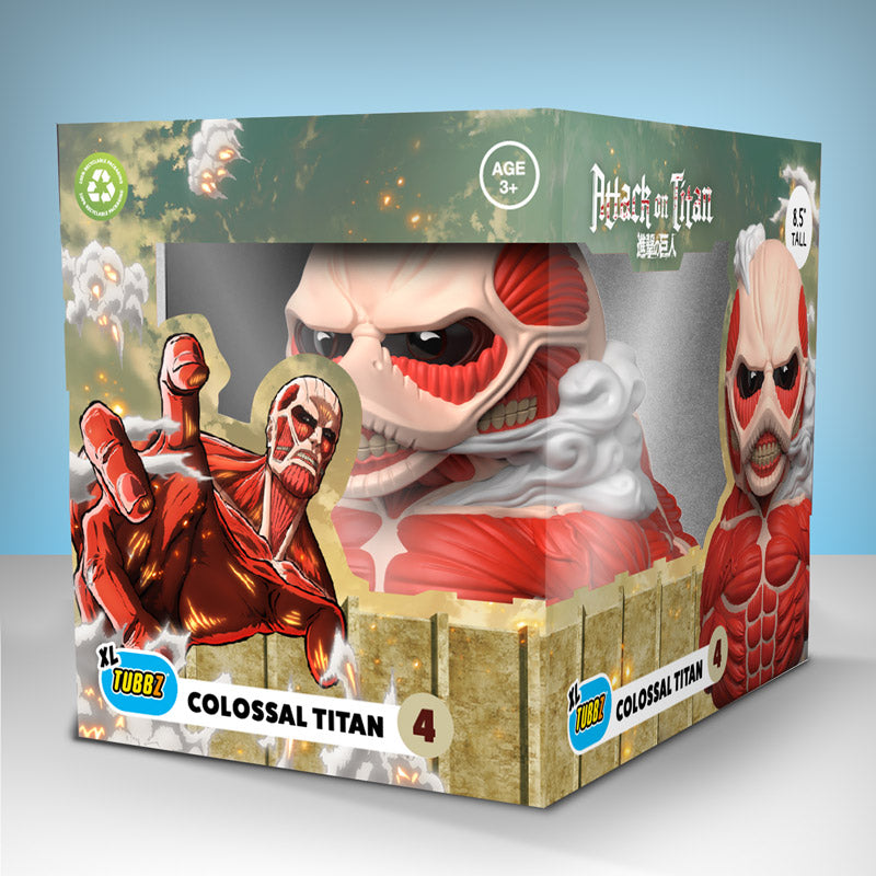 XXL Attack On Titan Colossal Titan Badeente Sammelfigur TUBBZ