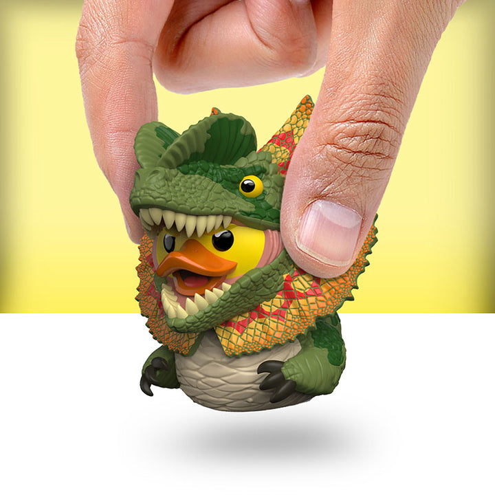 Mini Jurassic Park Dilophosaurus Badeente Sammelfigur TUBBZ