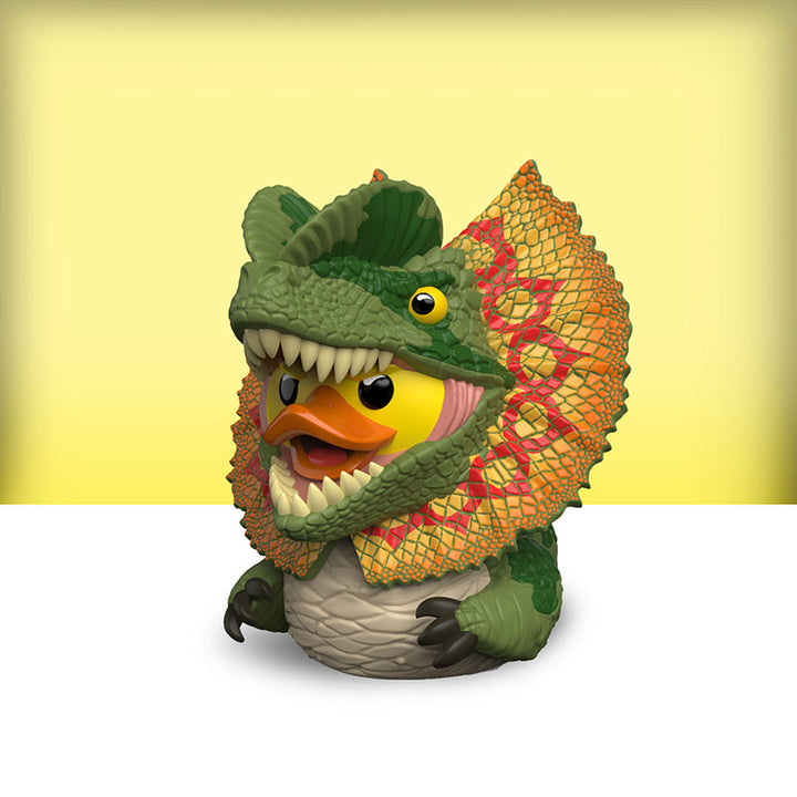Mini Jurassic Park Dilophosaurus Badeente Sammelfigur TUBBZ