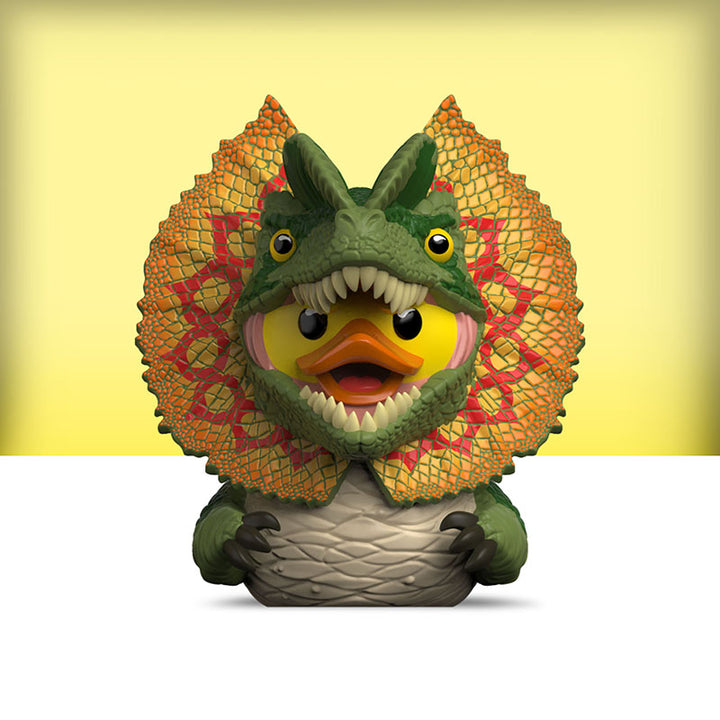 Mini Jurassic Park Dilophosaurus Badeente Sammelfigur TUBBZ