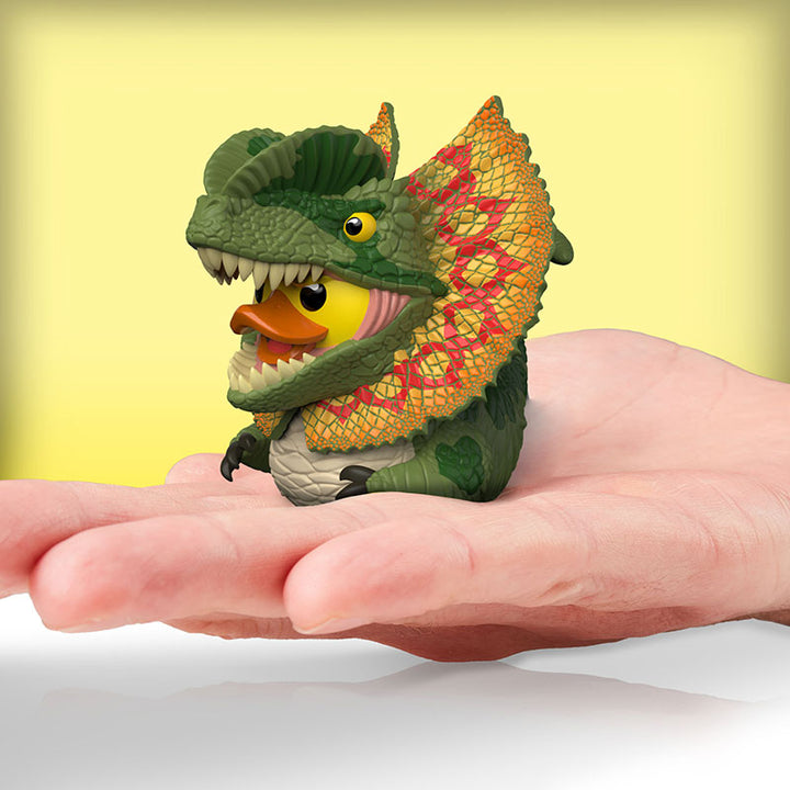 Mini Jurassic Park Dilophosaurus Badeente Sammelfigur TUBBZ