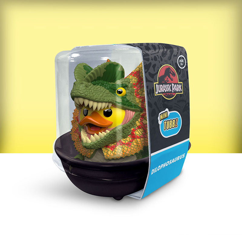 Mini Jurassic Park Dilophosaurus Badeente Sammelfigur TUBBZ