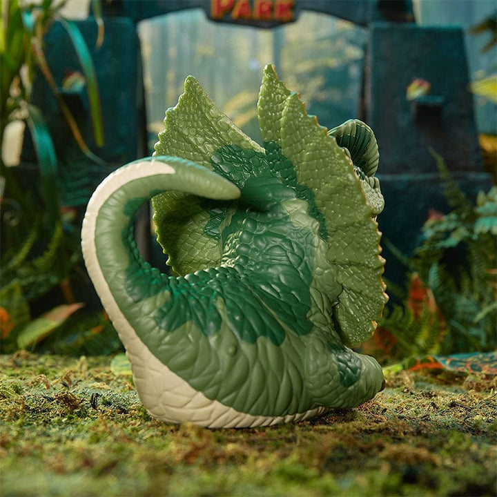 Jurassic Park Dilophosaurus Ente Badeente Sammelfigur TUBBZ