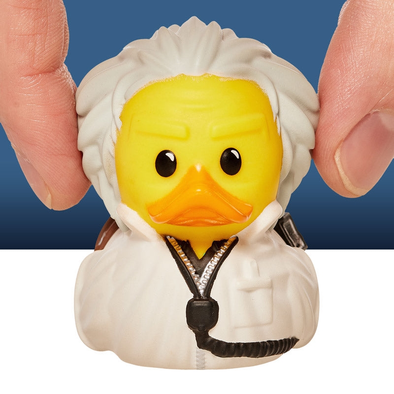 Mini Zurück in die Zukunft Doc Brown Ente Badeente Sammelfigur TUBBZ