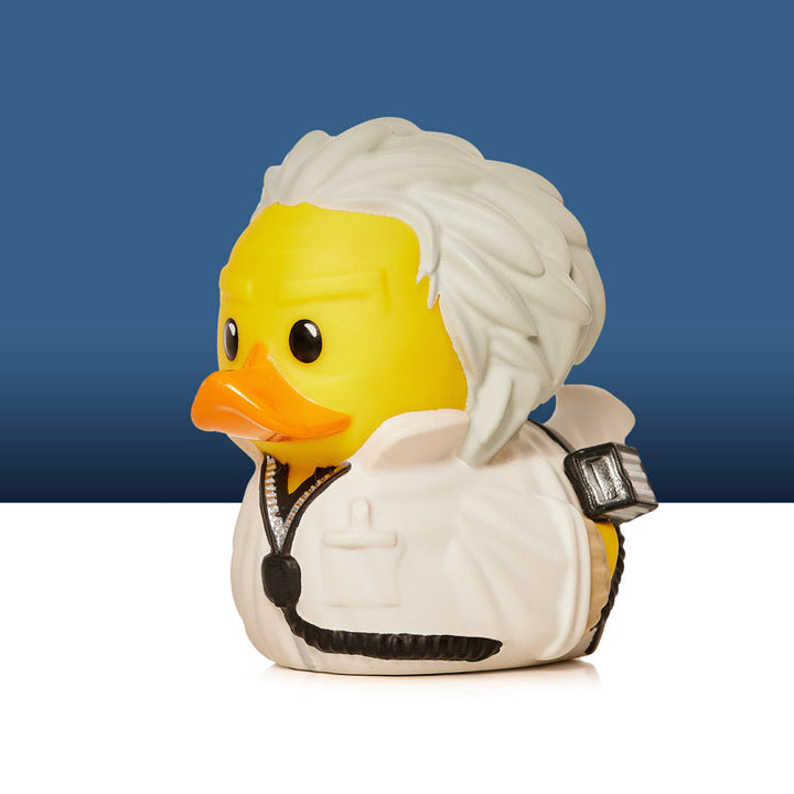 Mini Zurück in die Zukunft Doc Brown Ente Badeente Sammelfigur TUBBZ