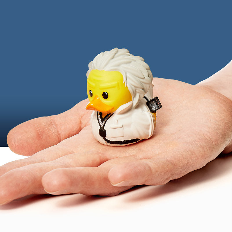 Mini Zurück in die Zukunft Doc Brown Ente Badeente Sammelfigur TUBBZ