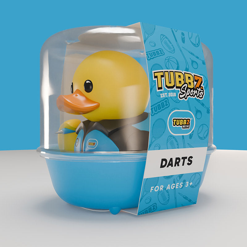 Mini Darts Sport Ente Badeente Sammelfigur TUBBZ