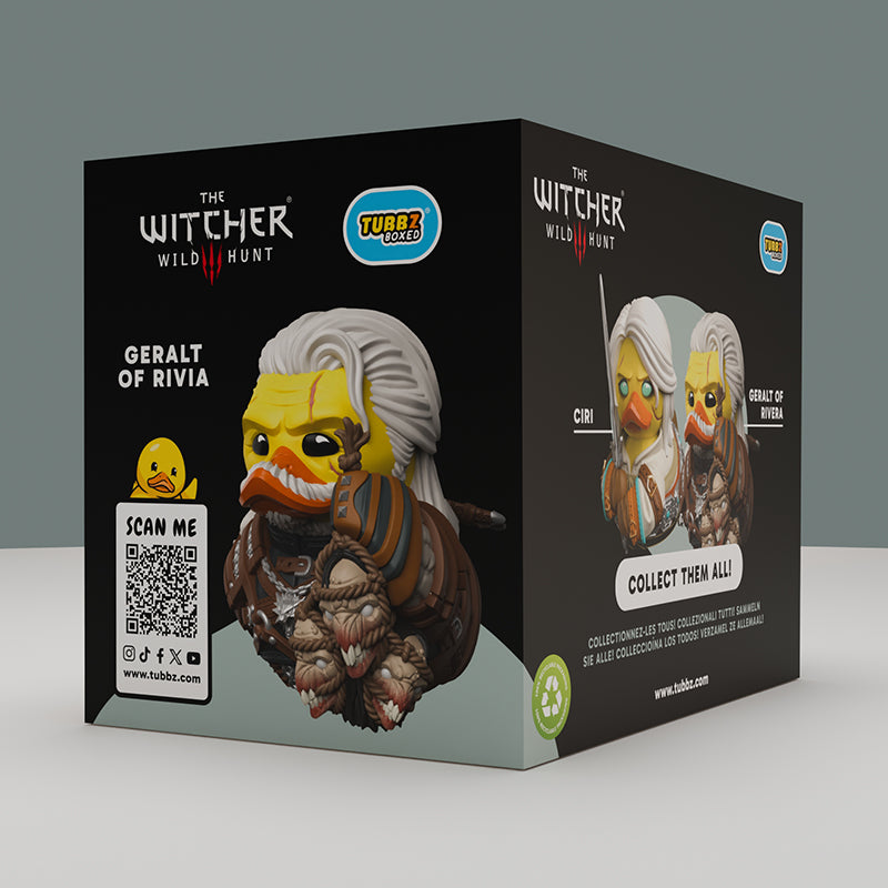 The Witcher Geralt von Riva Ente Badeente Sammelfigur TUBBZ