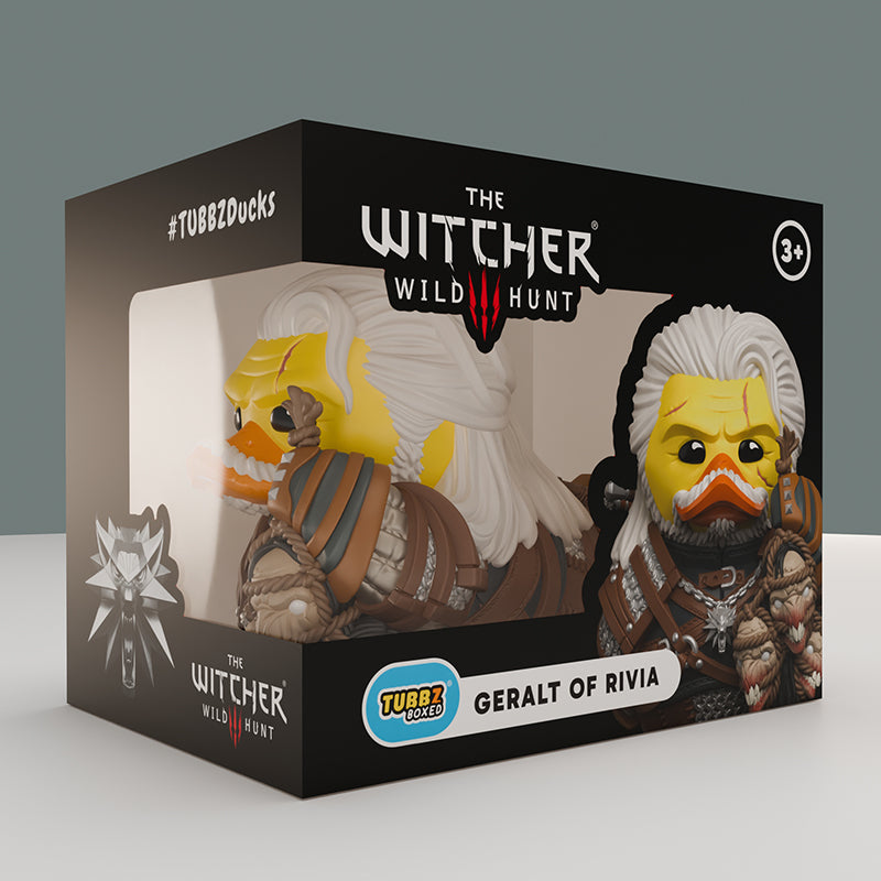 The Witcher Geralt von Riva Ente Badeente Sammelfigur TUBBZ