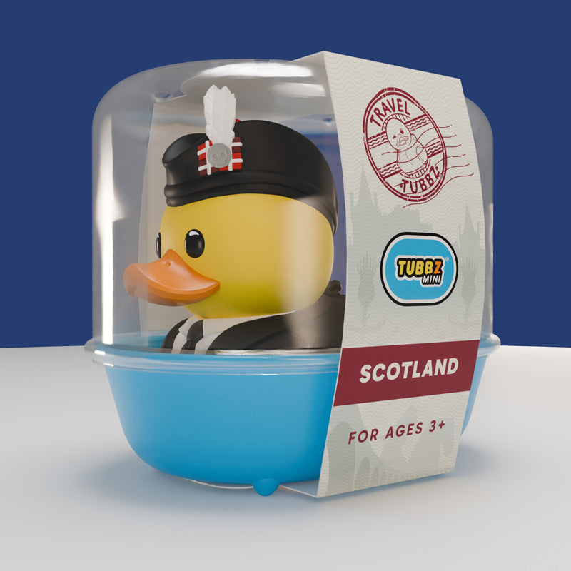 Mini Schottland Reise Ente Badeente Sammelfigur TUBBZ
