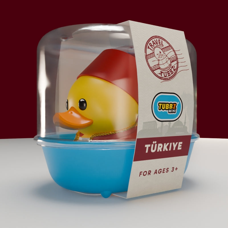 Mini Türkei Ente Badeente Sammelfigur TUBBZ