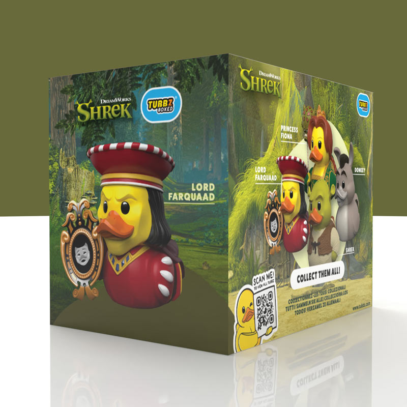 Shrek Lord Farquaad Ente Badeente Sammelfigur TUBBZ