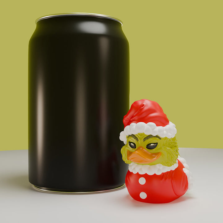 Mini Der Grinch Weihnachtsmann-Outfit Dr. Seuss Ente Badeente Sammelfigur TUBBZ