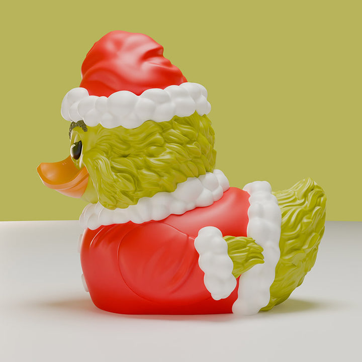 Mini Der Grinch Weihnachtsmann-Outfit Dr. Seuss Ente Badeente Sammelfigur TUBBZ
