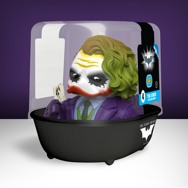 DC Comics Joker The Dark Knight Badeente Sammelfigur TUBBZ Box