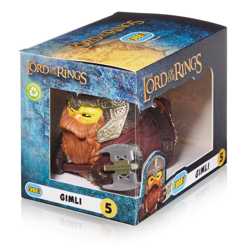 Herr der Ringe Gimli Cosplay Ente Badeente Sammelfigur TUBBZ