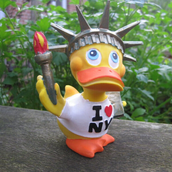 I Love New York Freiheitsstatue Badeente Naturkautschuk Lanco