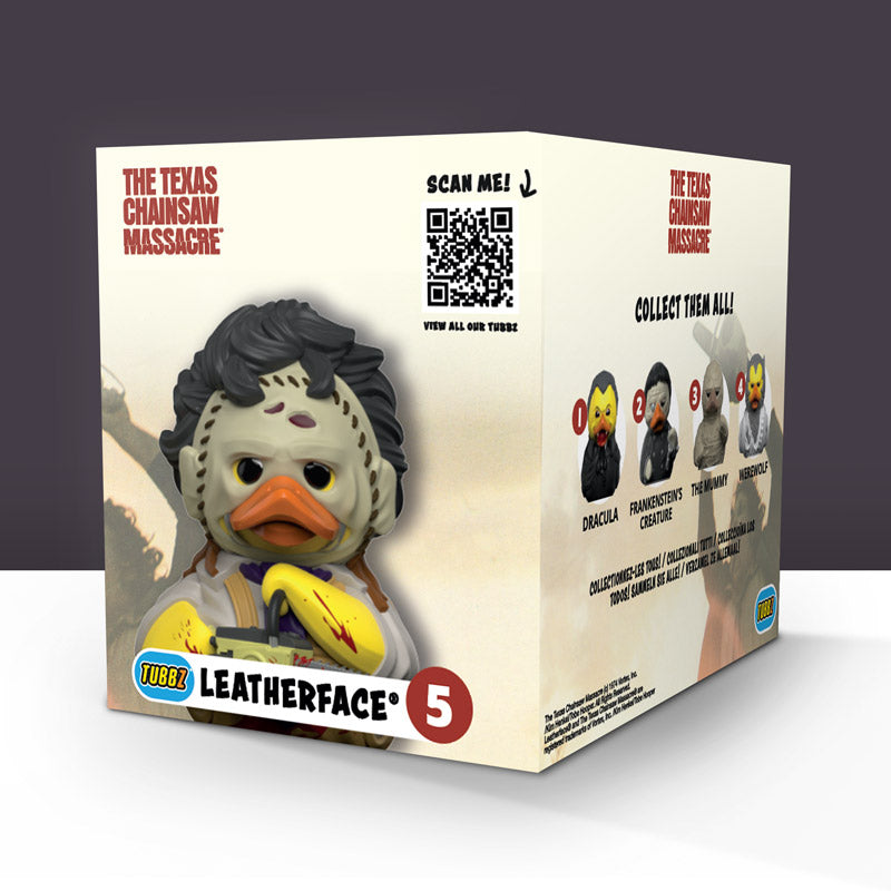 Texas Chainsaw Massacre Leatherface Badeente Sammelfigur Figur TUBBZ Box