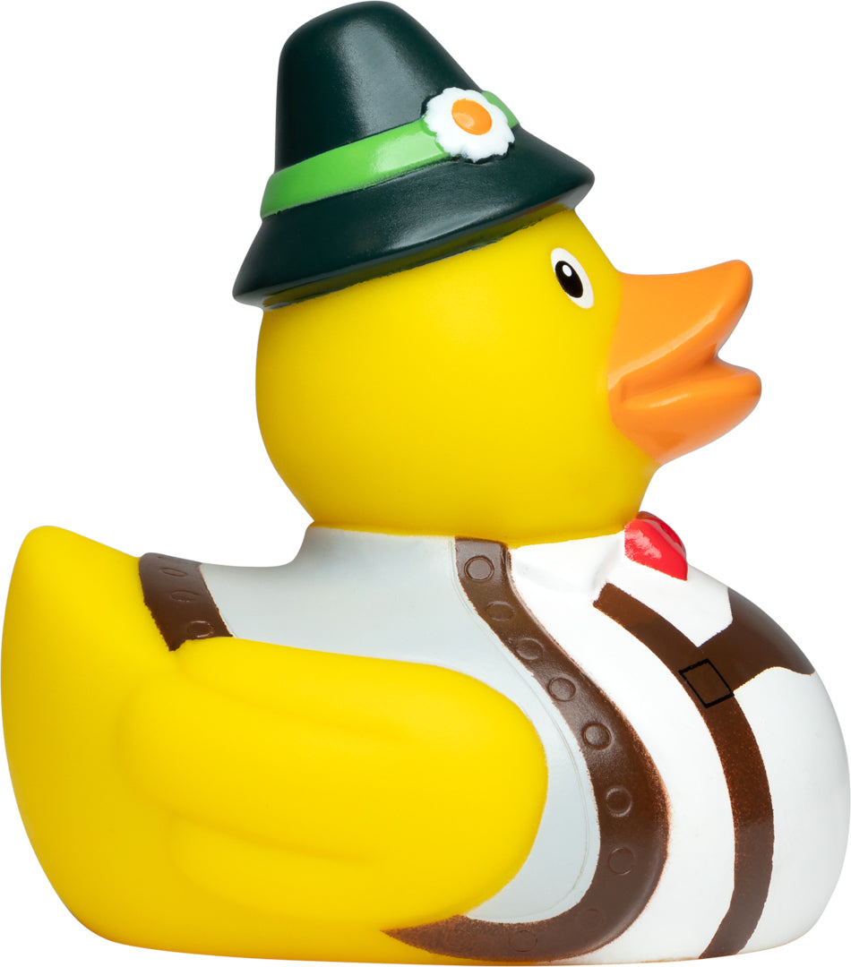 Duckshop Oktoberfest-Ente – Badeente Mit Tracht, Bierkrug & Brezn, 8,5 Cm, Offiziell Lizenziertes Geschenk Aus