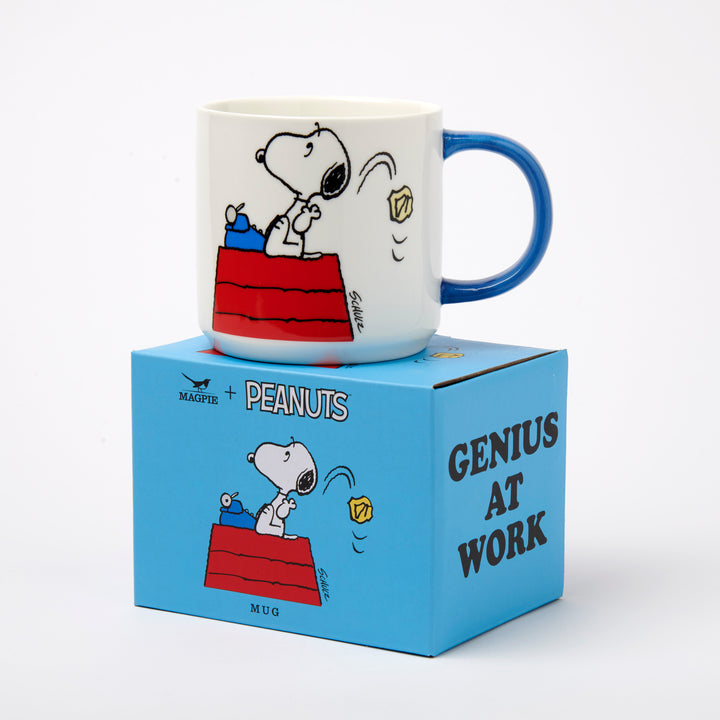Peanuts Snoopy Tasse Kaffeetasse Teebecher Genius Charles M. Schulz Magpie
