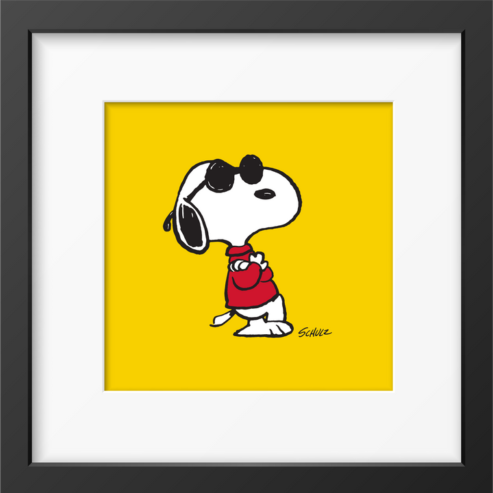 Peanuts Snoopy Bild Gerahmter Kunstdruck Charles M. Schulz 4 Motive 33x33 Magpie