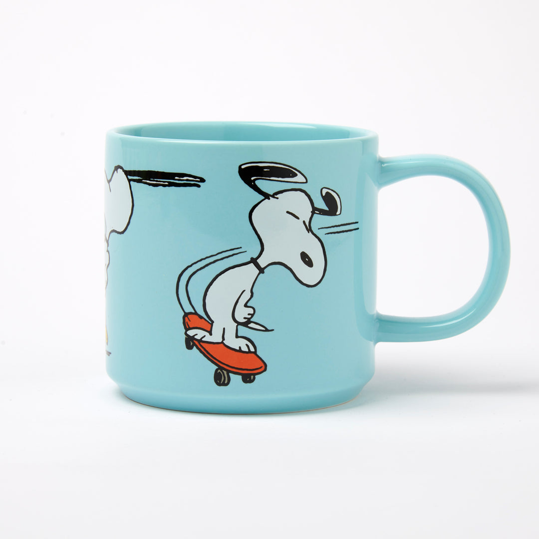 Peanuts Snoopy Tasse Kaffeetasse Teebecher Skateboard Charles M. Schulz Magpie