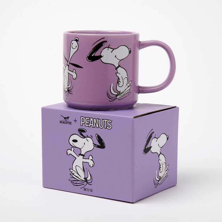 Peanuts Snoopy Tasse Kaffeetasse Teebecher Happy Dance Charles M. Schulz Magpie