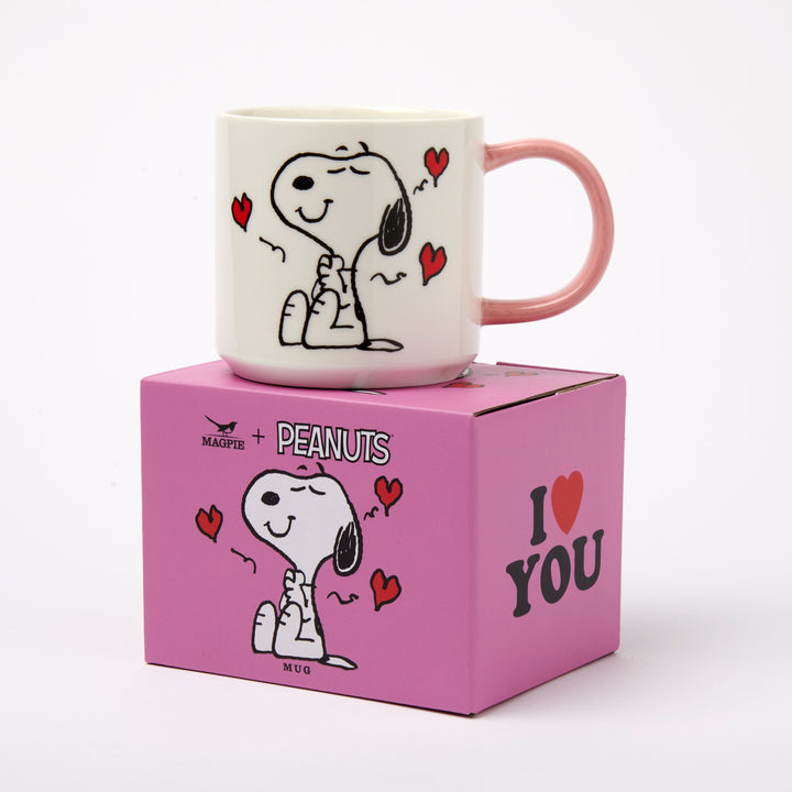 Peanuts Snoopy Tasse Kaffeetasse Teebecher I Love You Charles M. Schulz Magpie
