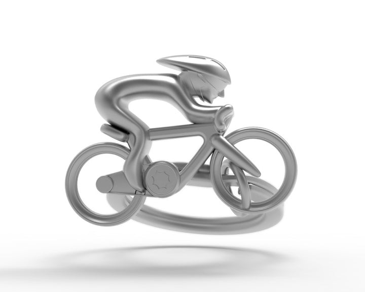 Schlüsselanhänger Fahrrad Fahren Metalmorphose