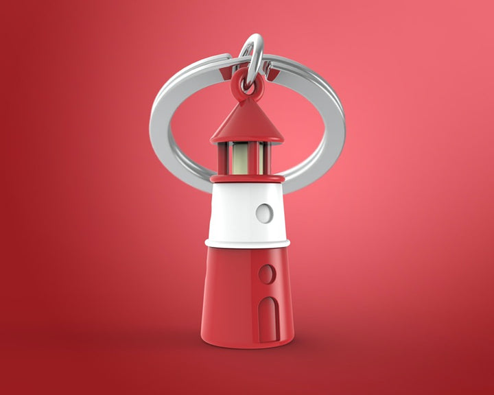 Schlüsselanhänger Leuchtturm Meer Küste Metalmorphose