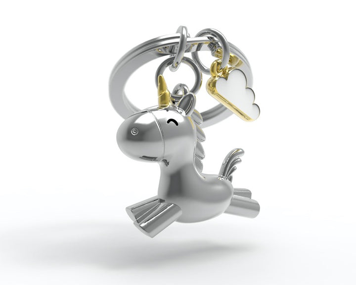 Schlüsselanhänger Fliegendes Einhorn Metalmorphose