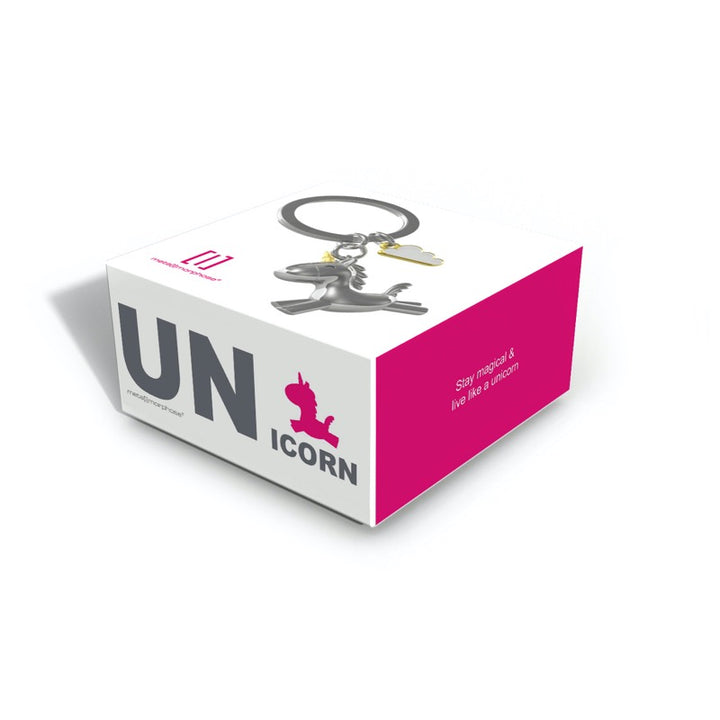 Schlüsselanhänger Fliegendes Einhorn Metalmorphose Box