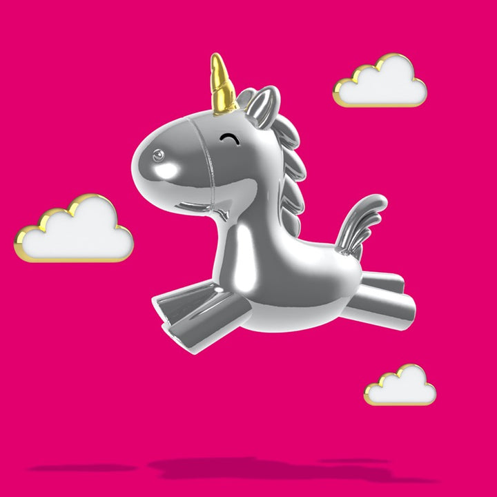 Schlüsselanhänger Fliegendes Einhorn Metalmorphose