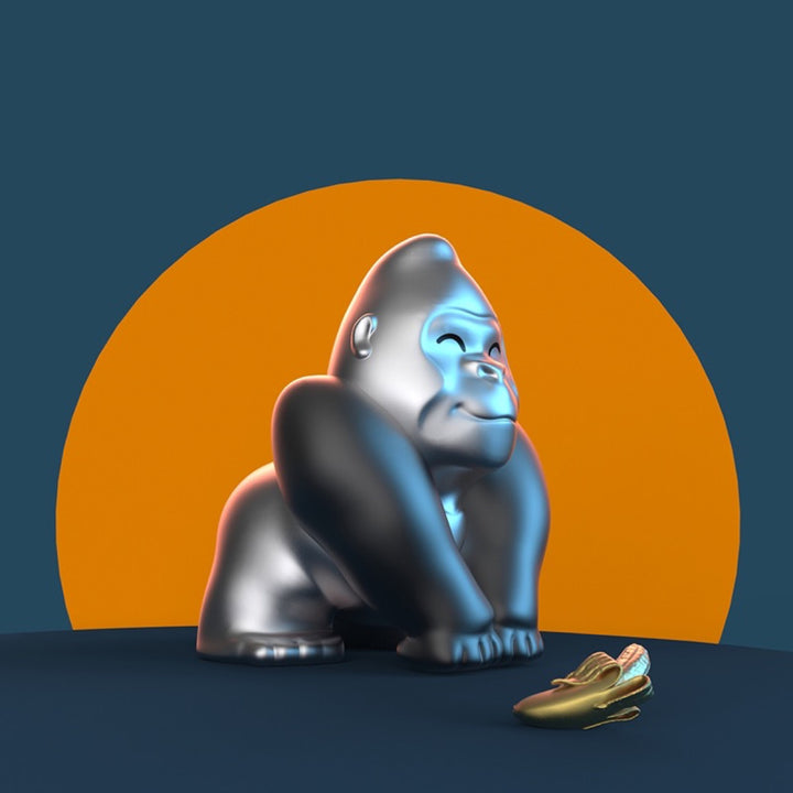 Schlüsselanhänger Gorilla Metalmorphose