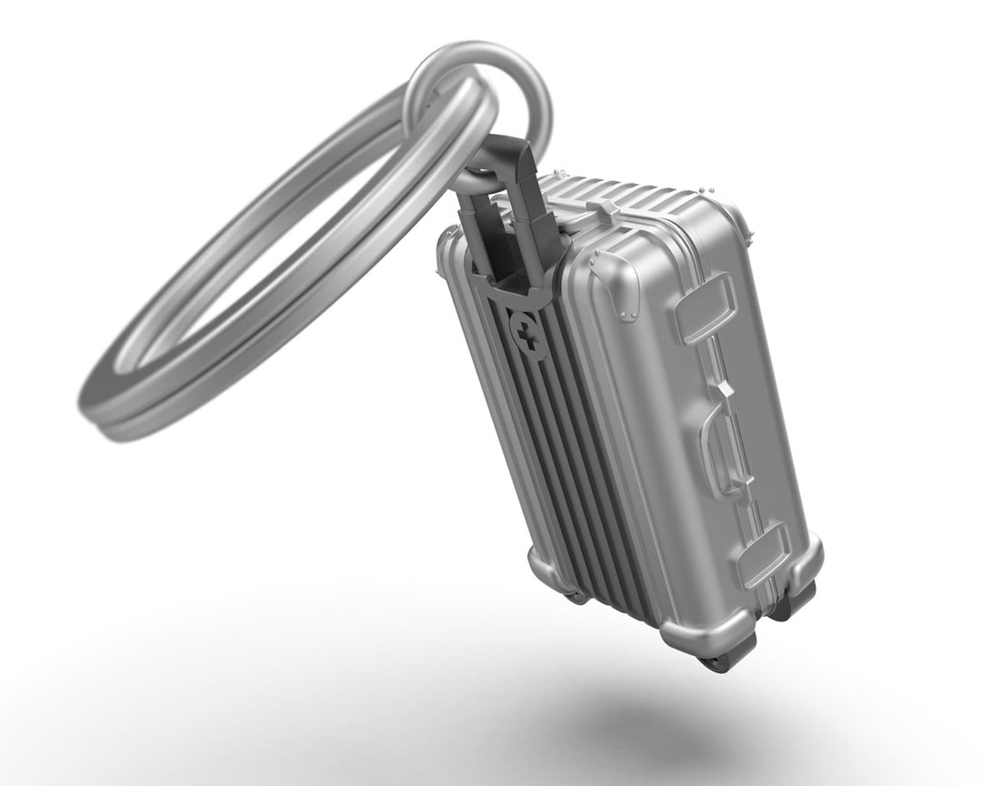 Schlüsselanhänger Trolley Luggage Koffer Metalmorphose