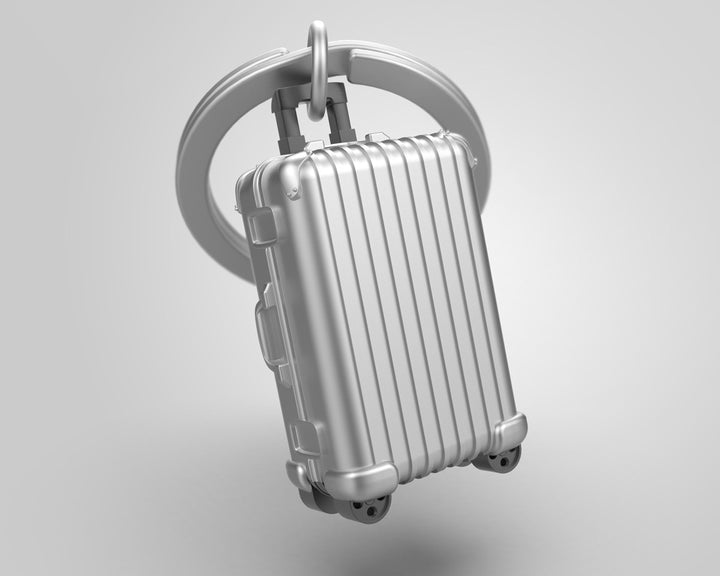 Schlüsselanhänger Trolley Luggage Koffer Metalmorphose