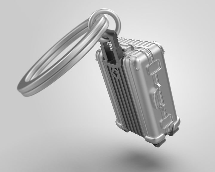 Schlüsselanhänger Trolley Luggage Koffer Metalmorphose